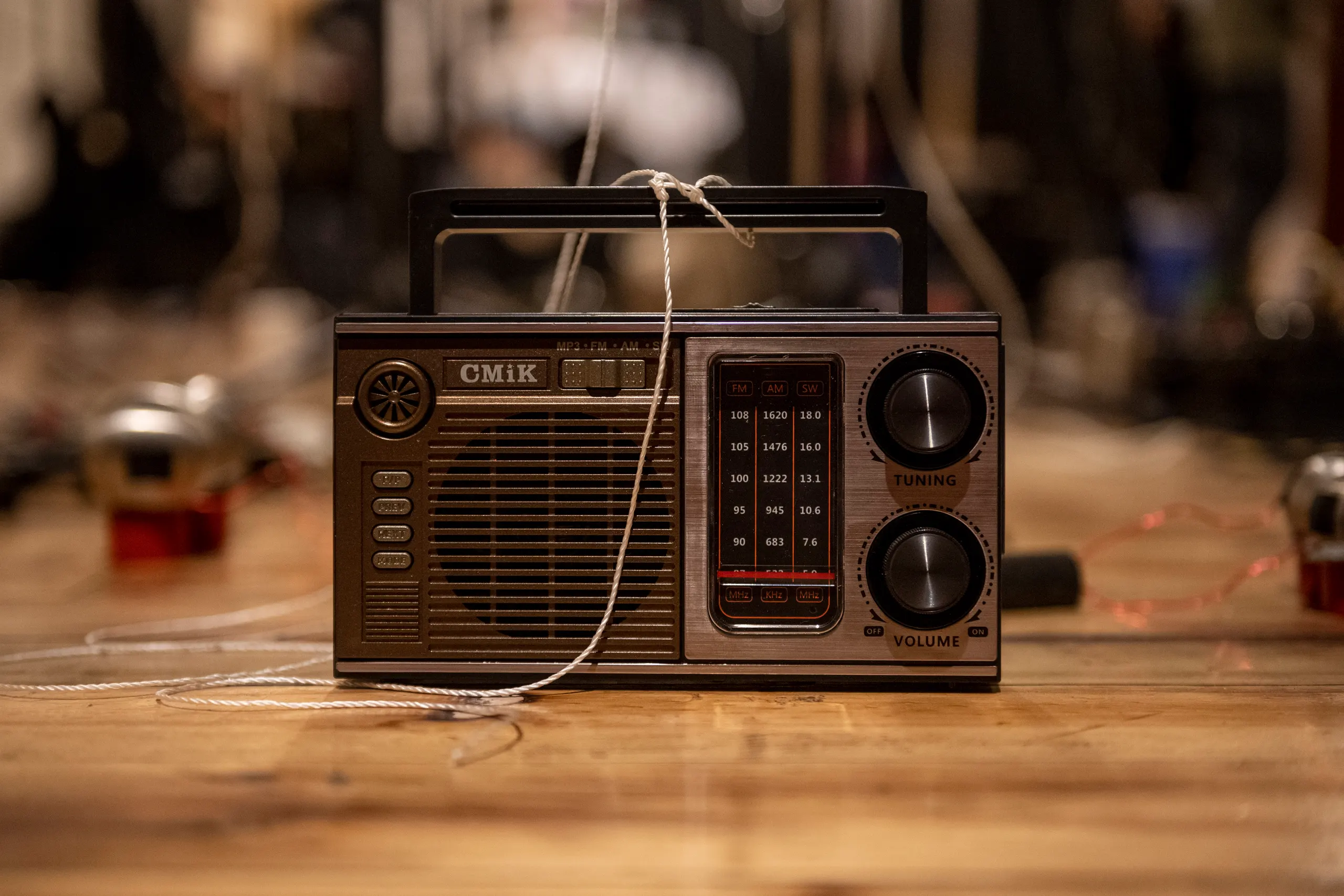 photo of portable radio